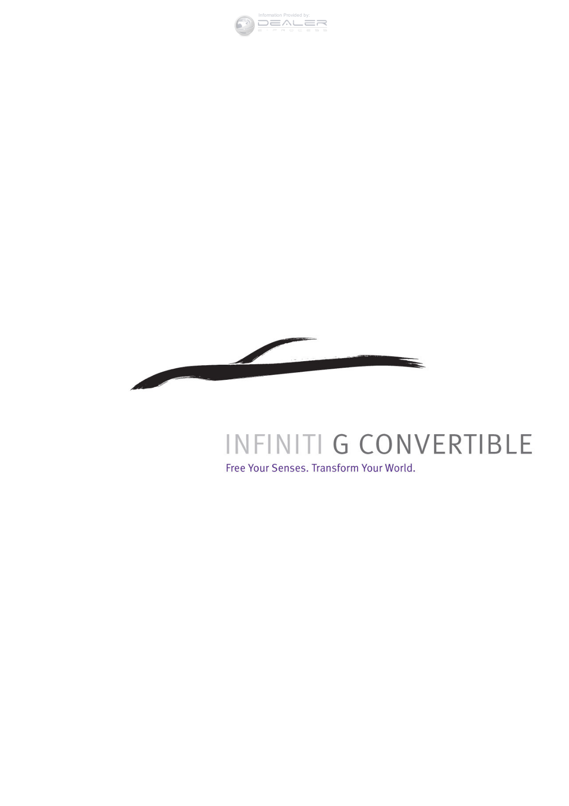 Infiniti Gconvertible 2012 Owner's Manual