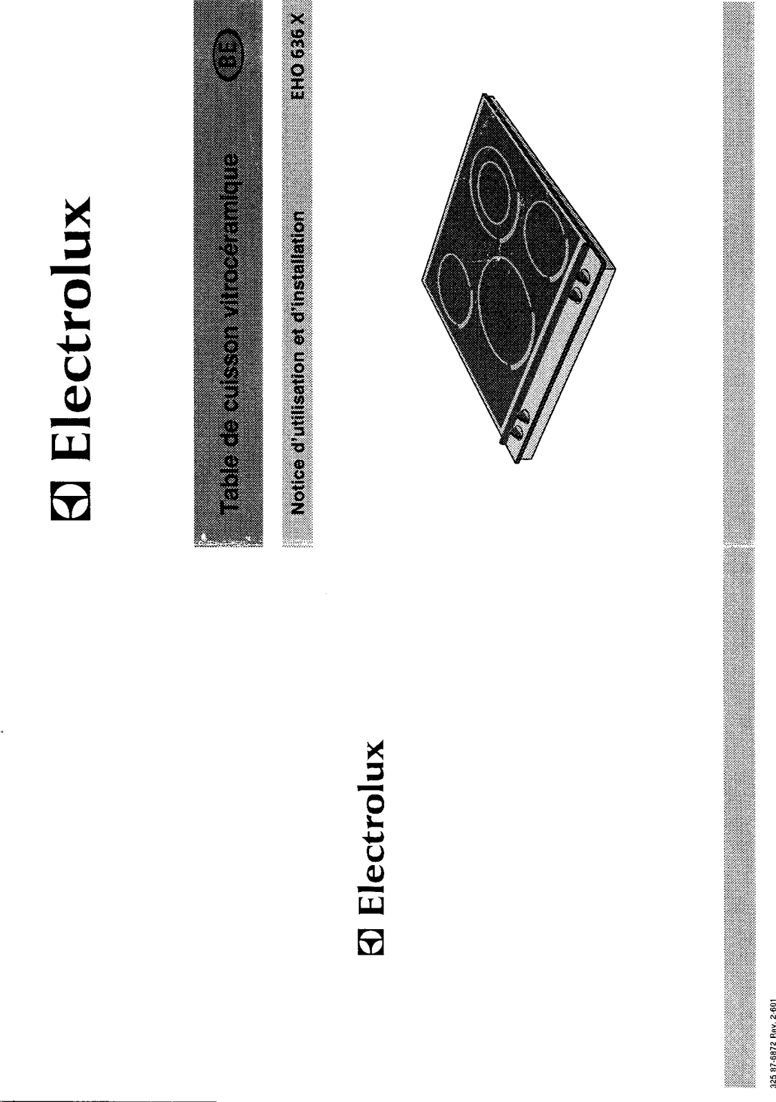 electrolux EHO636X User Manual