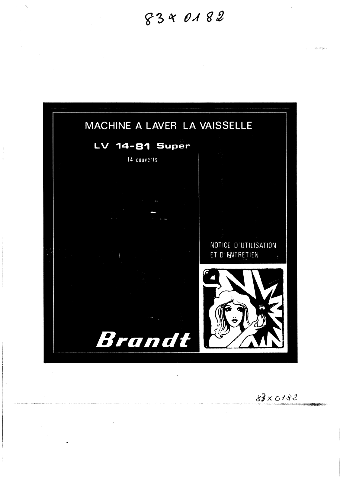 BRANDT LV1481 User Manual