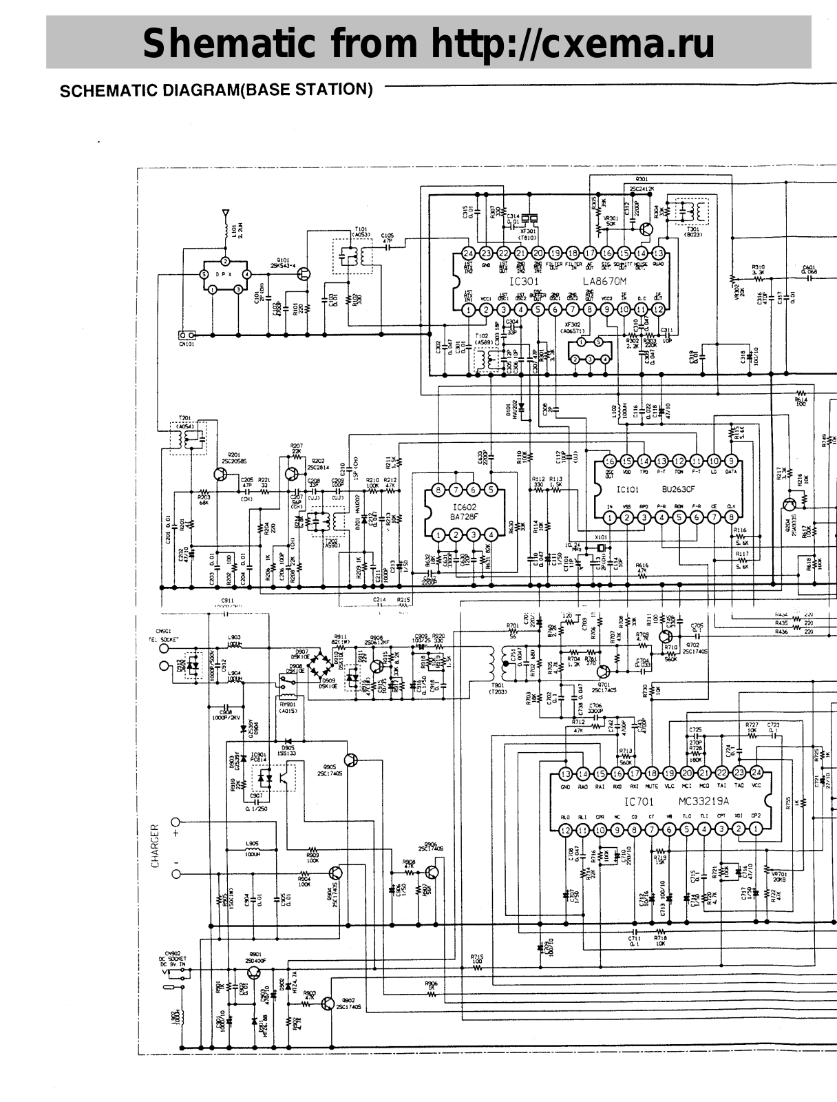 Sanyo CLT536 Schematic