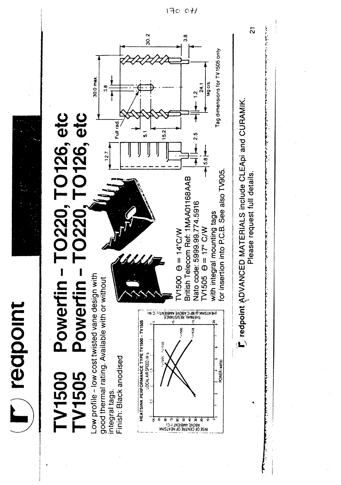 Redpoint TC1500, TV1505 Service Manual