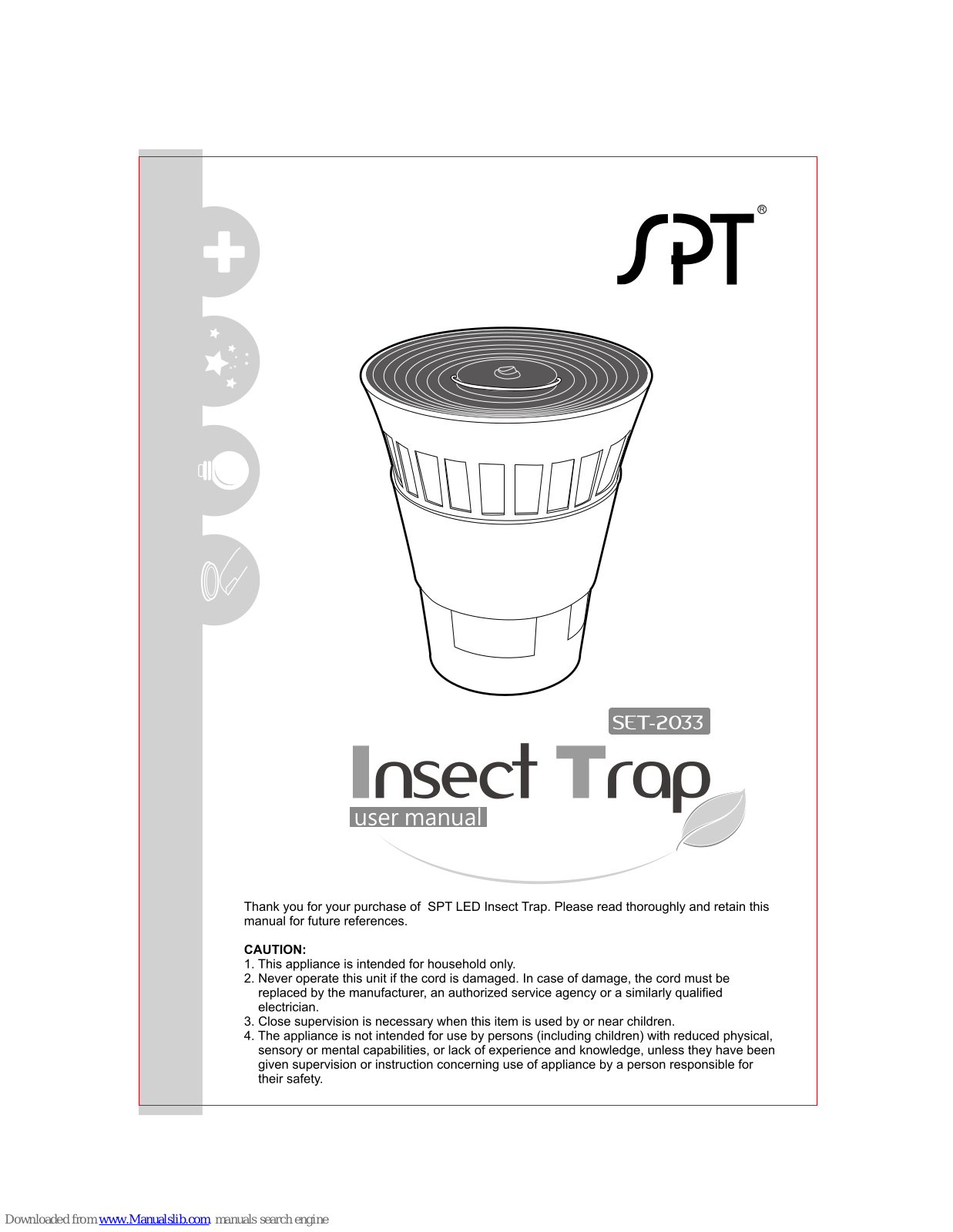 SPT SET-2033 User Manual