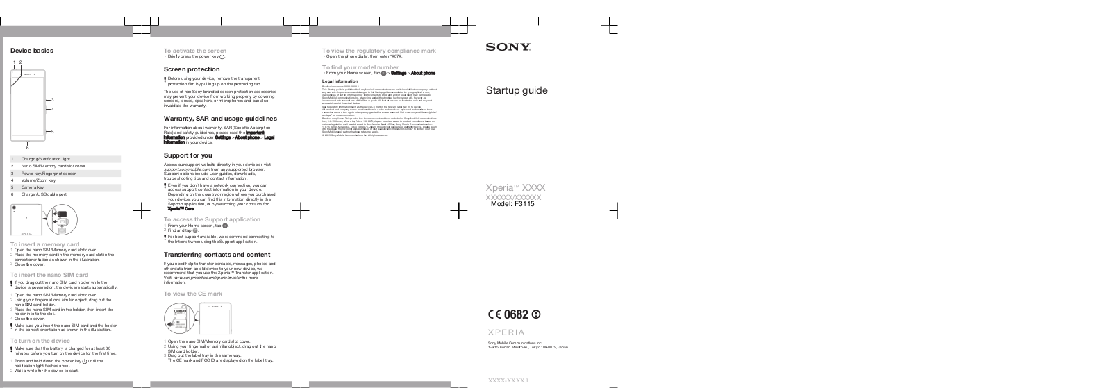 Sony PM0923 User Manual