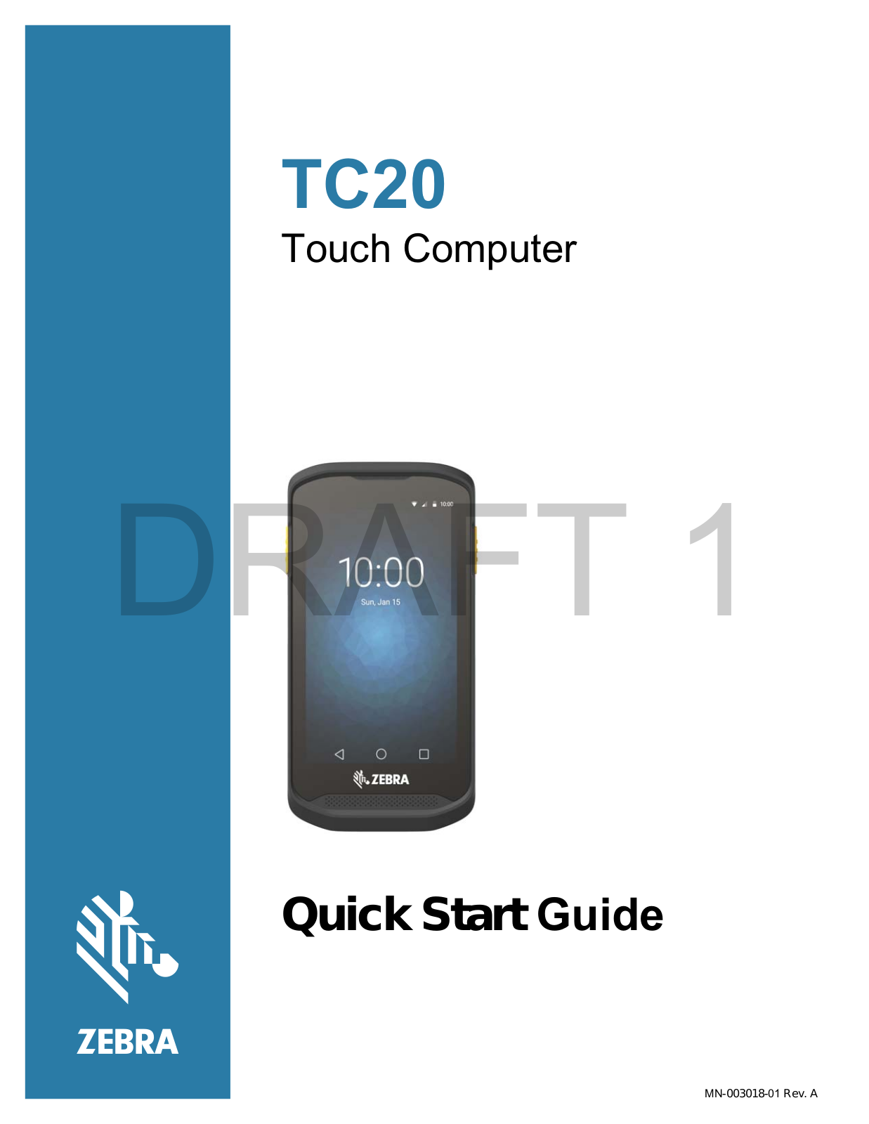 Zebra Technologies TC200J User Manual