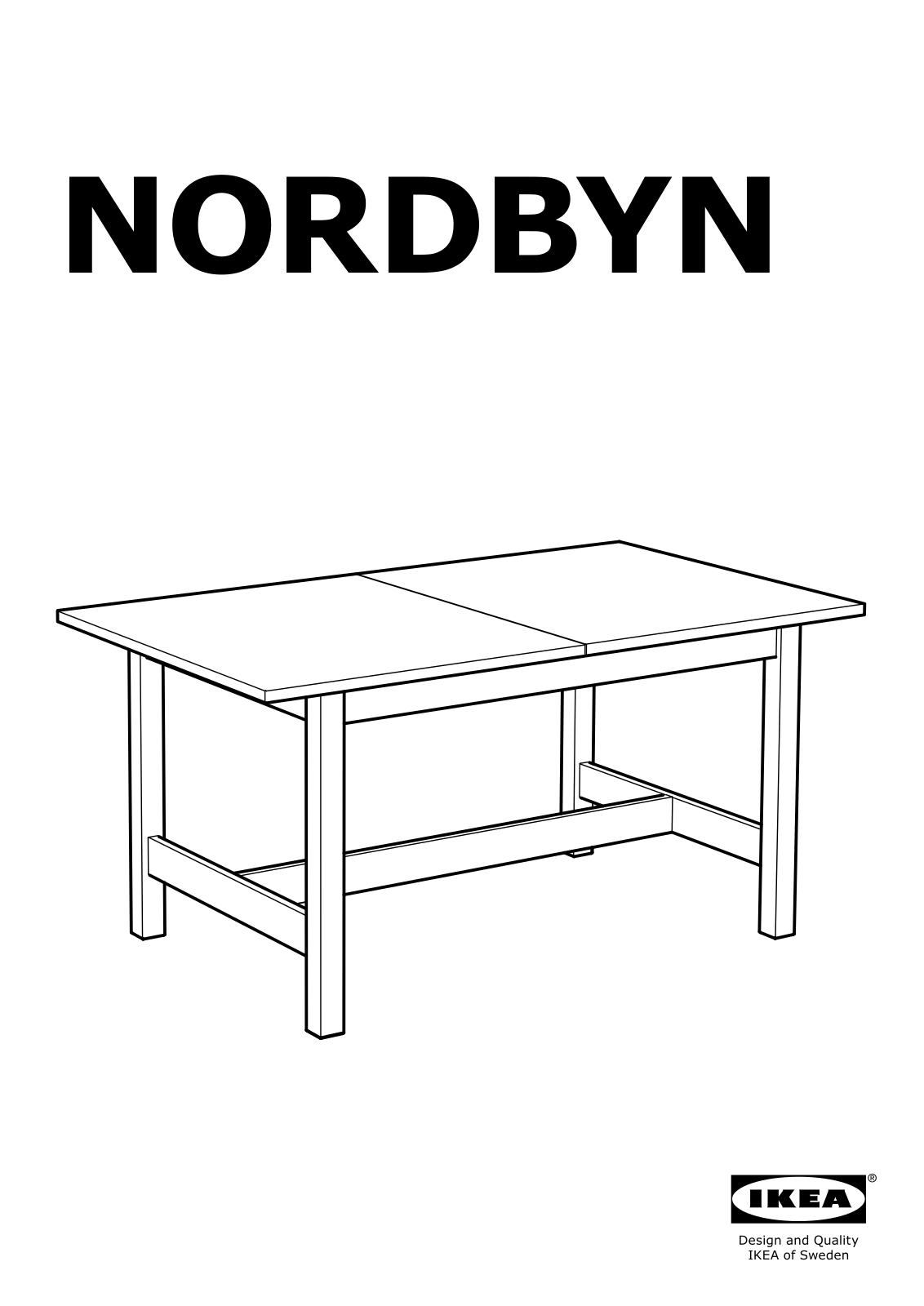 IKEA NORDBYN User Manual