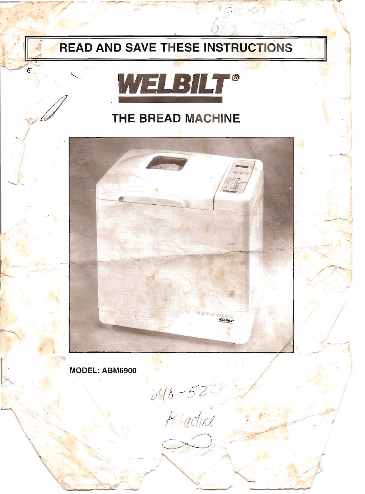 Welbilt ABM6900 User Manual