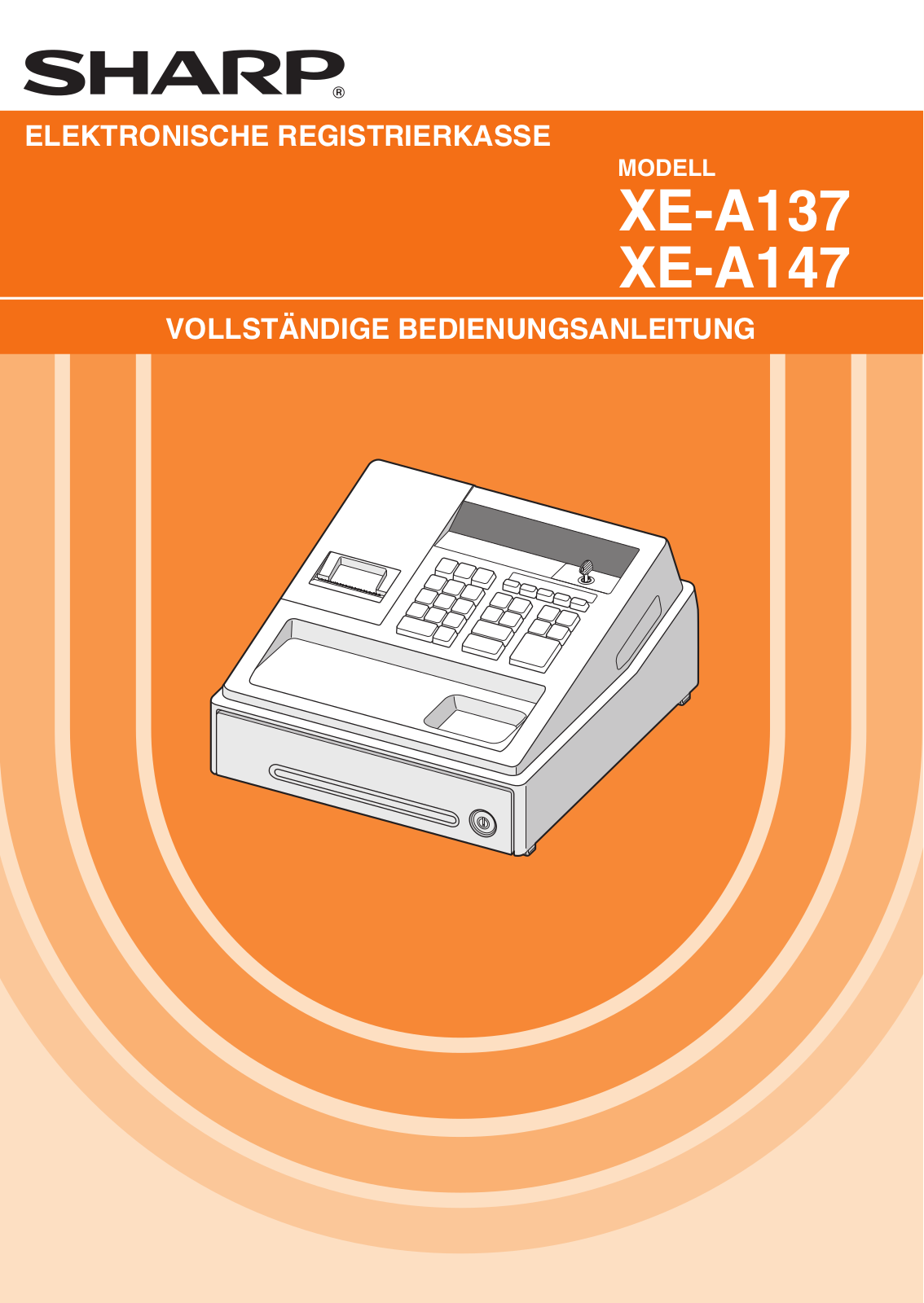 Sharp XE-A137, XE-A147 User manual