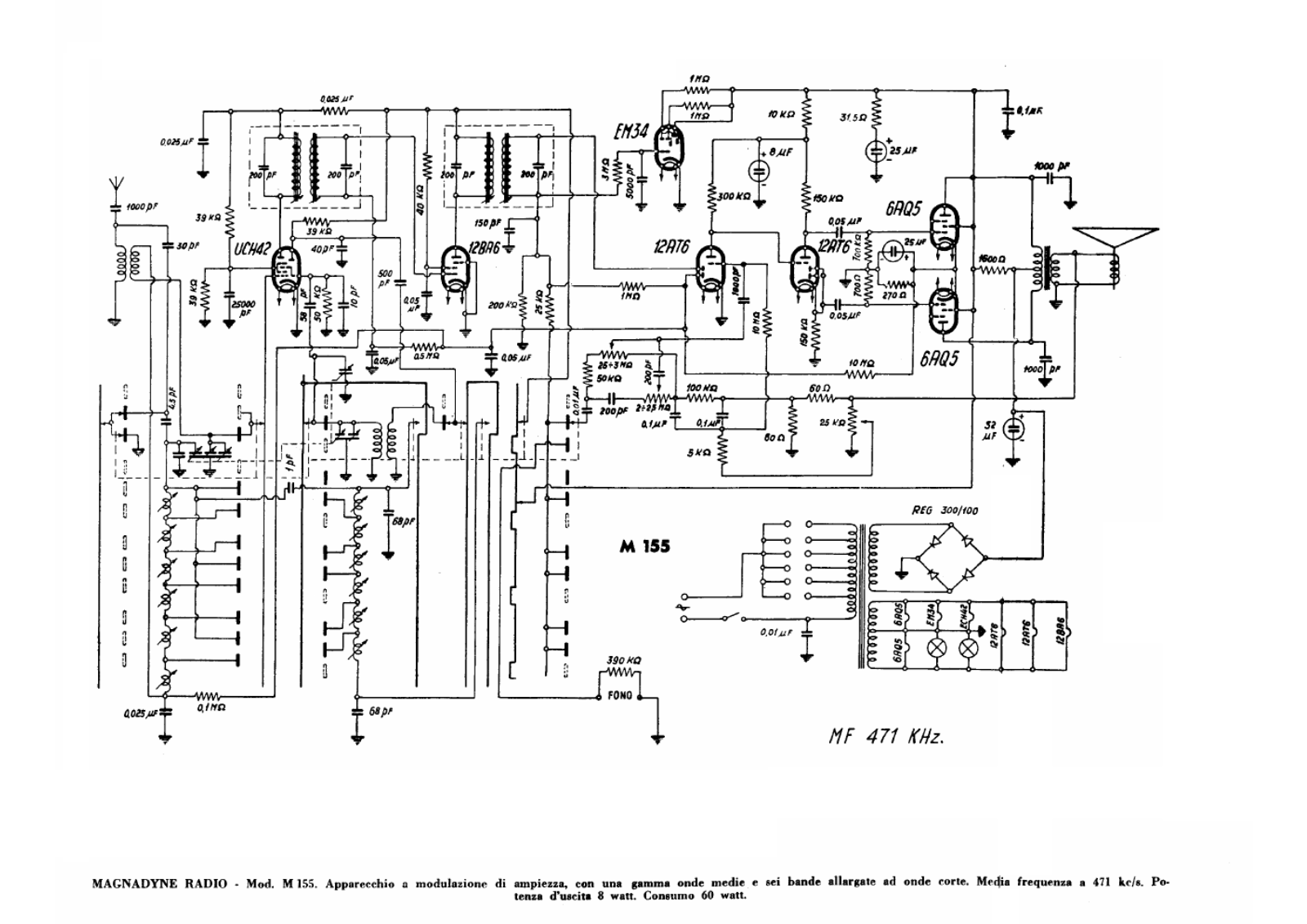 Magnadyne m155 schematic