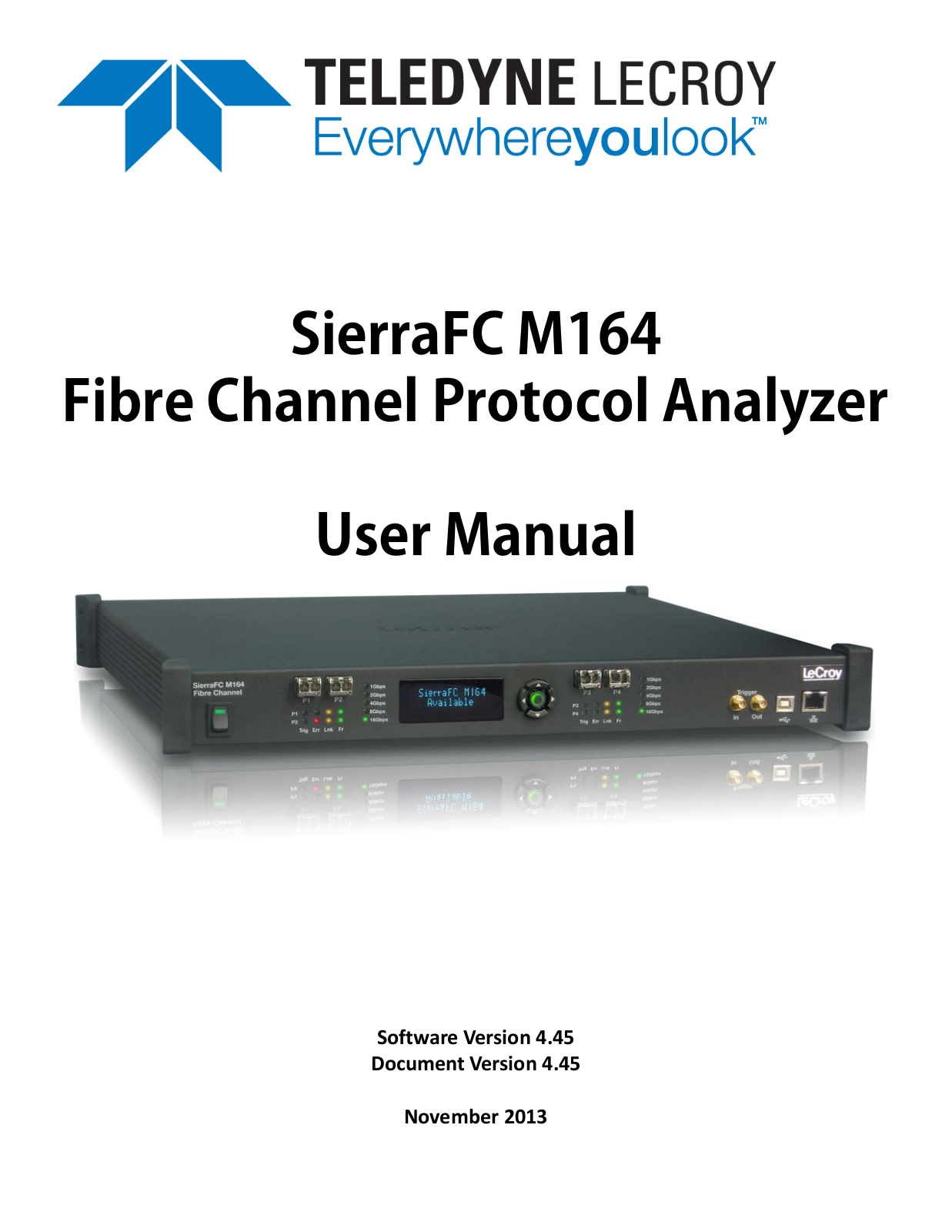 Teledyne M164 User Manual