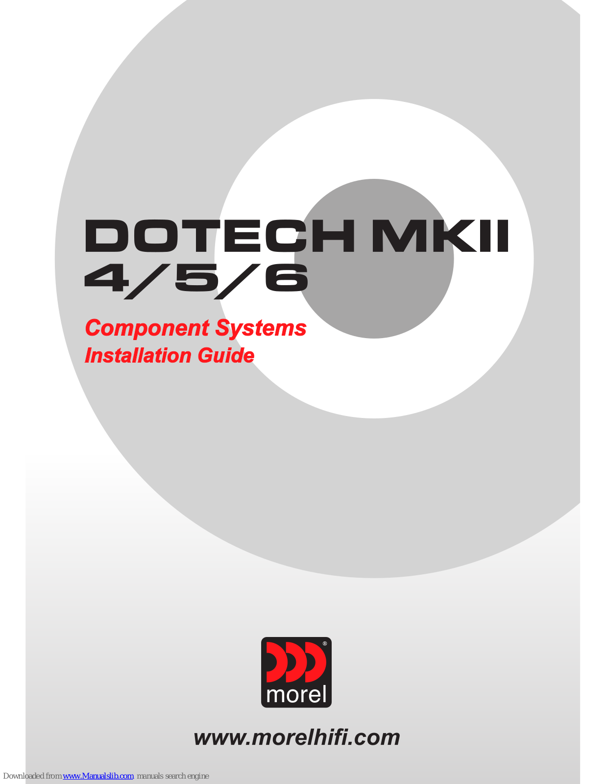 Morel Dotech  DOTECH MKII 4, Dotech MKII 6, Dotech MKII 5 Install Manual