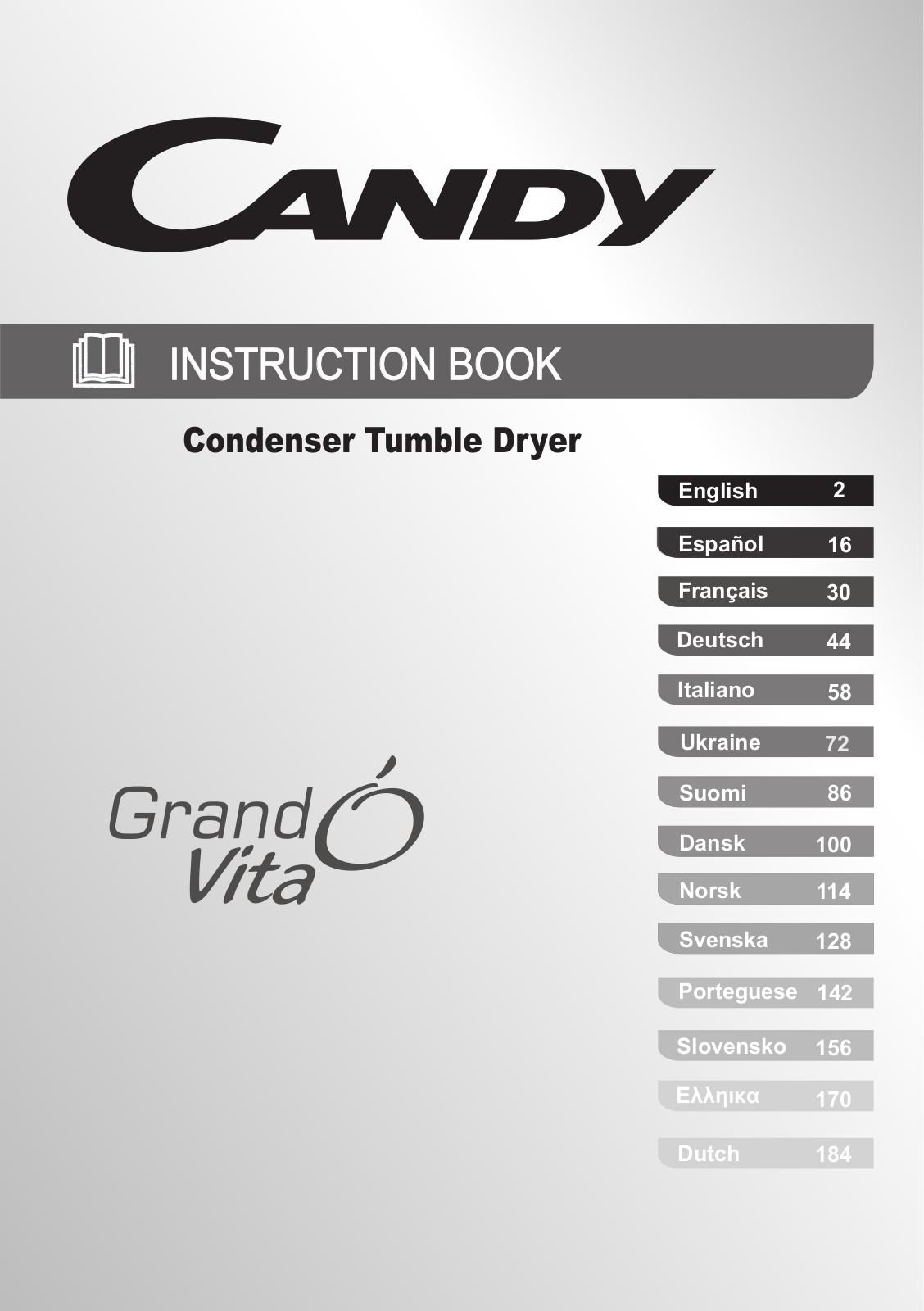 Candy GVC D1013BX-47 User Manual