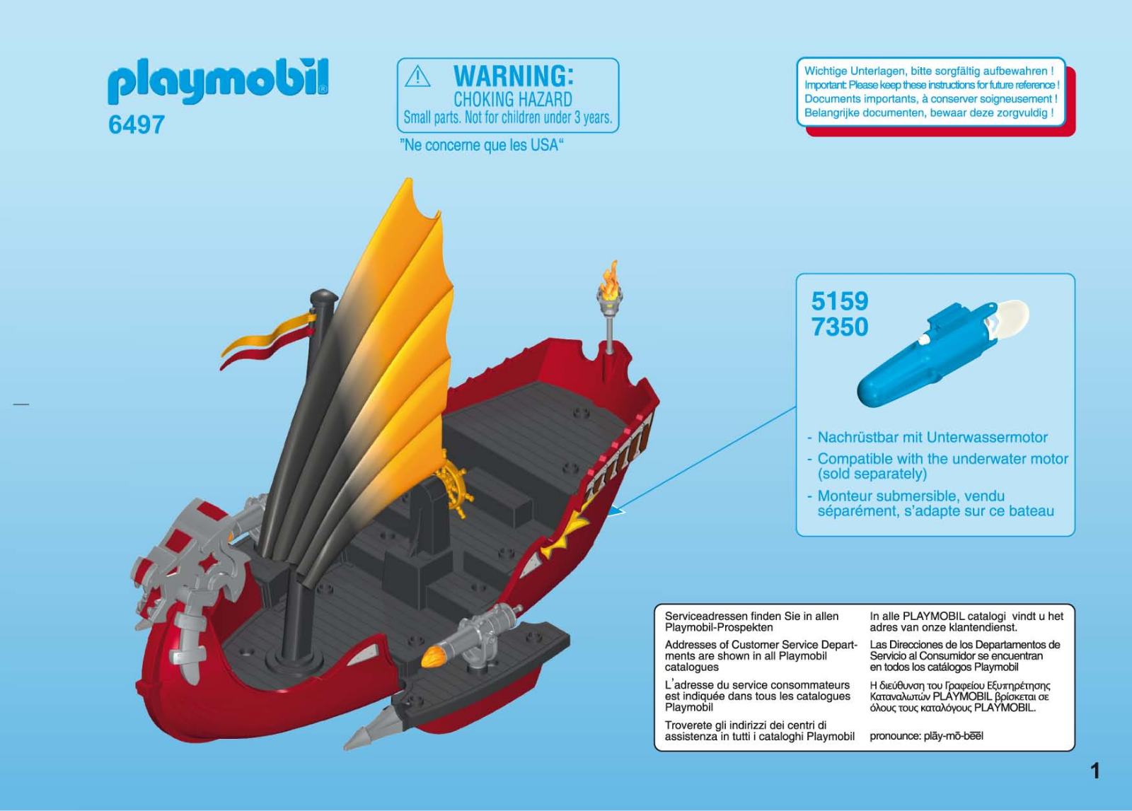 Playmobil 6497 Instructions