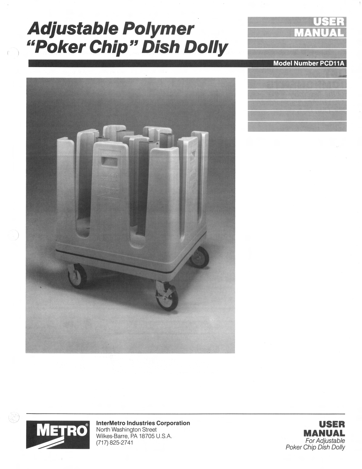 Intermetro PCD11A, PCD5, PCD7, PCD8, SSD16 General Manual - ManualMachine.com