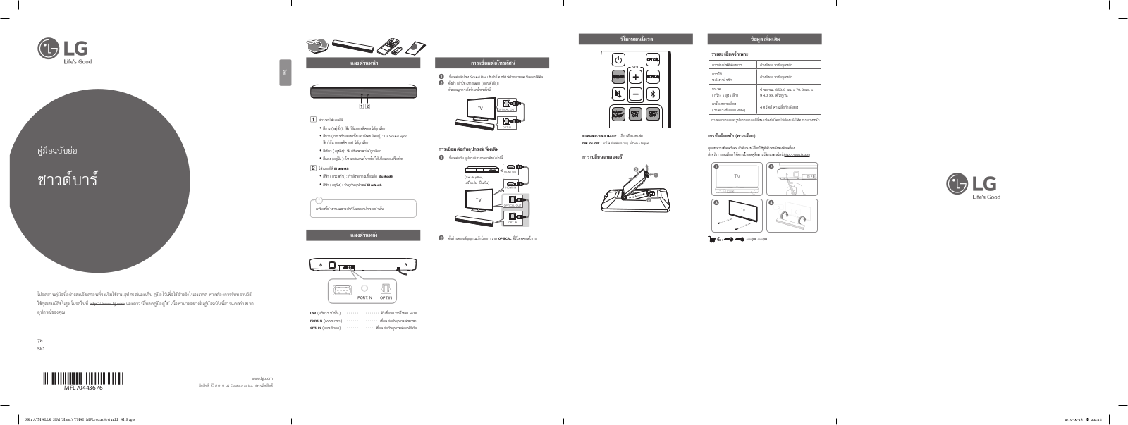 LG SK1 User Guide