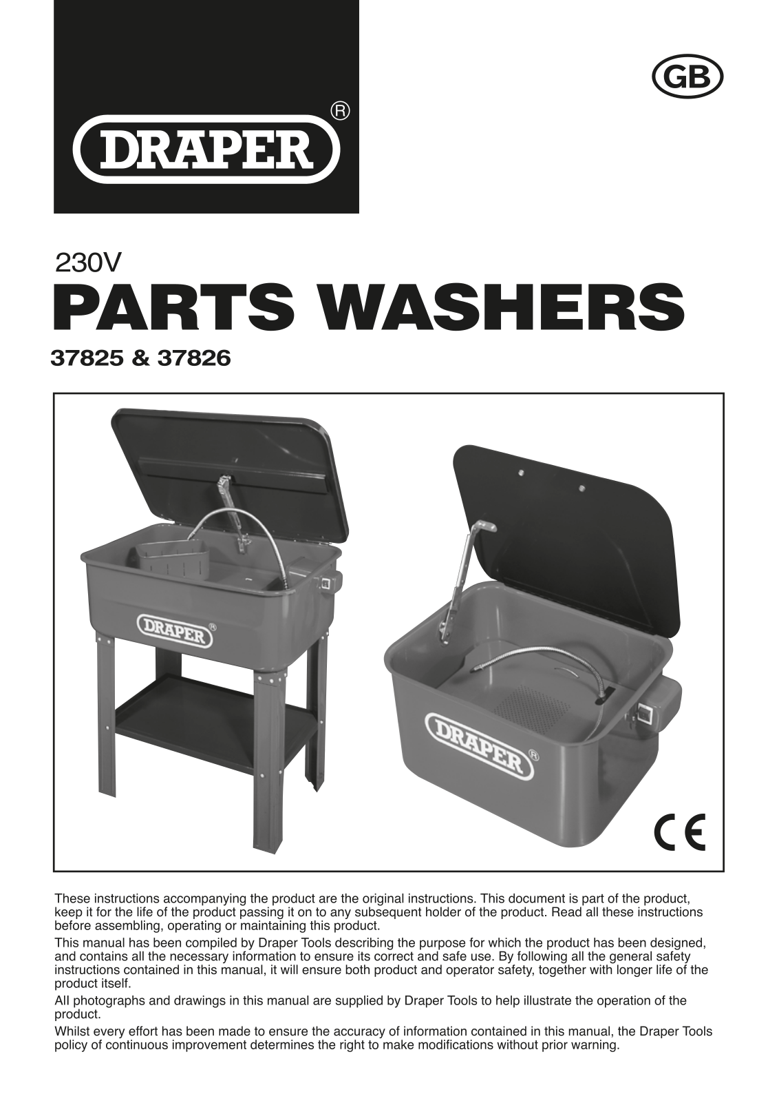 Draper Tools 37825 Instructions - ManualMachine.com