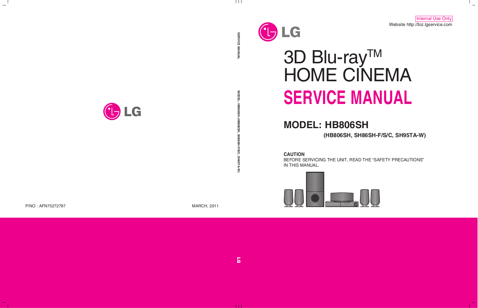 LG HB806SH Service manual