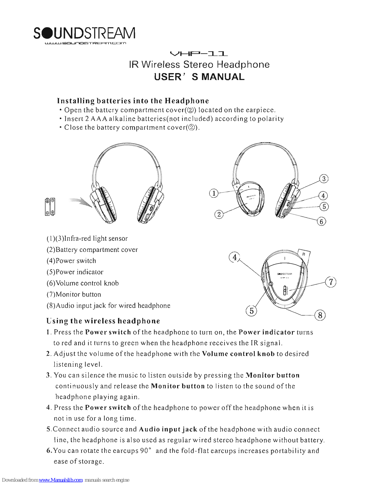 Soundstream VHP-11 User Manual - ManualMachine.com