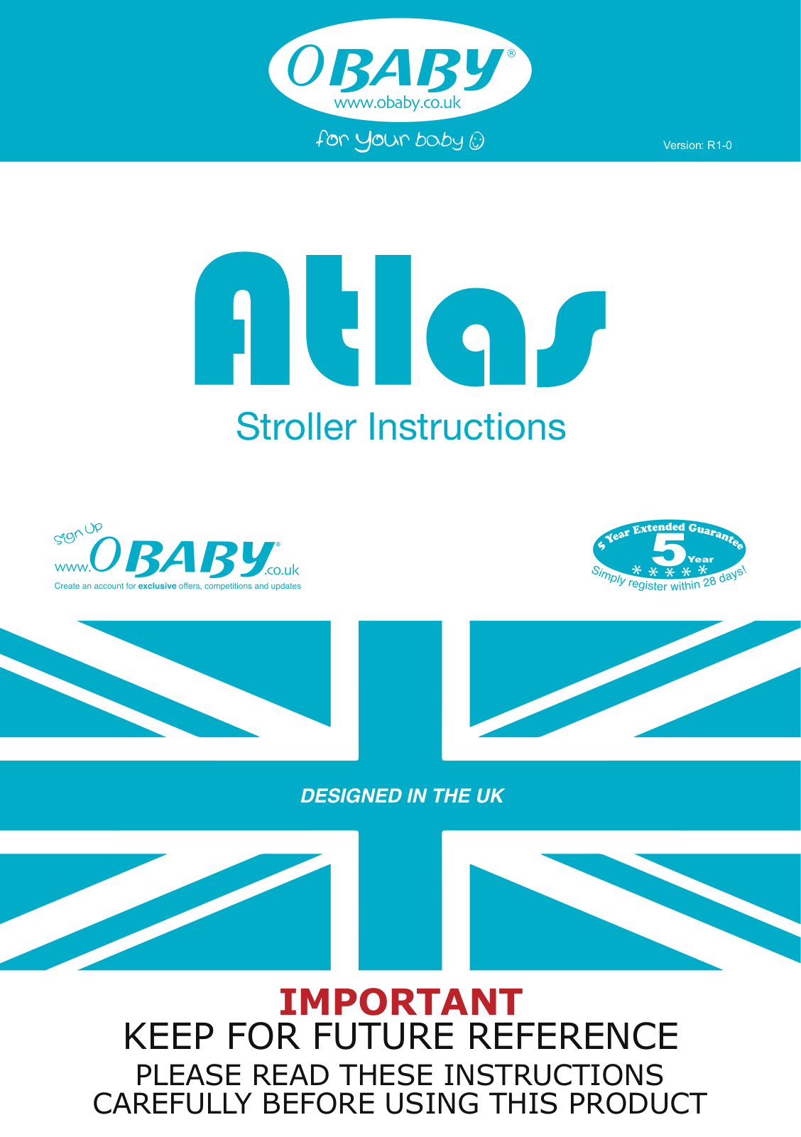 OBaby Atlas Instructions Manual