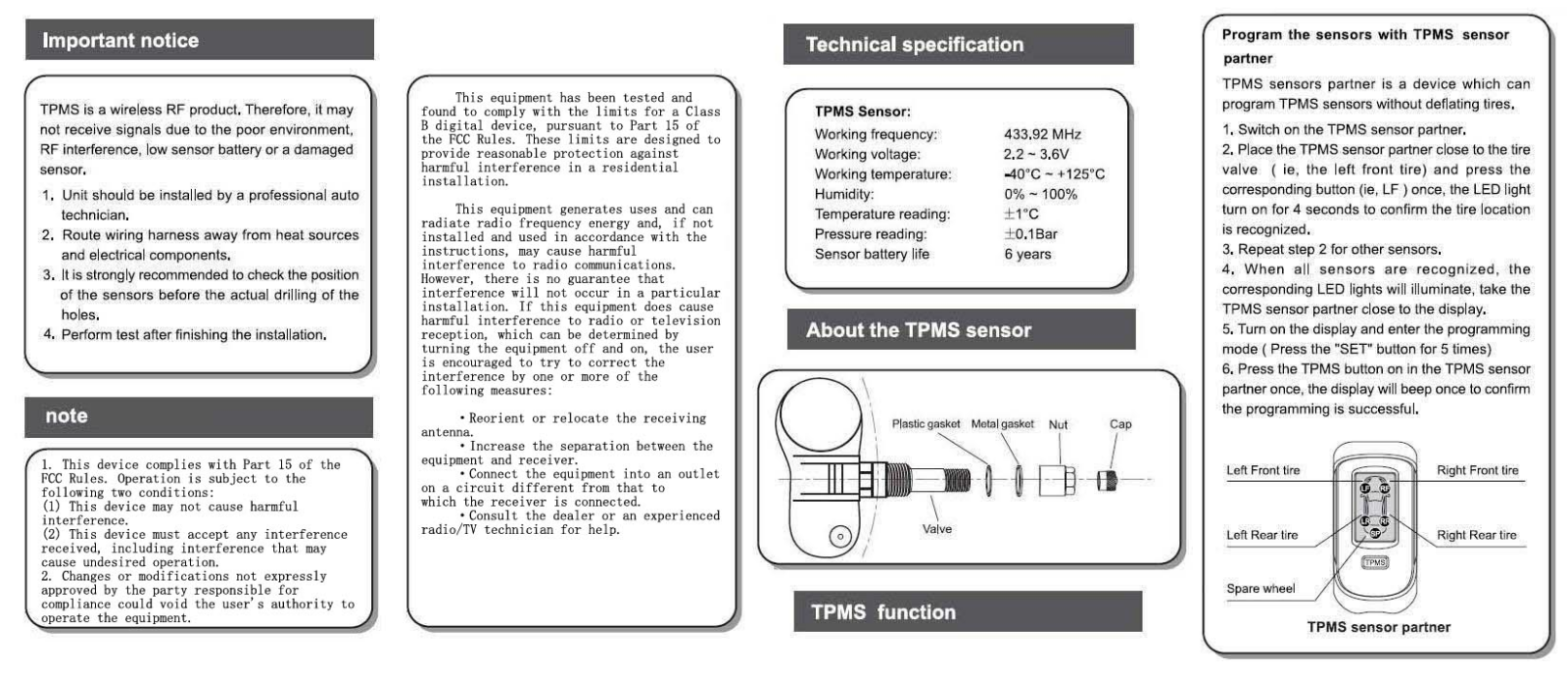 STEELMATE BSE070 User Manual