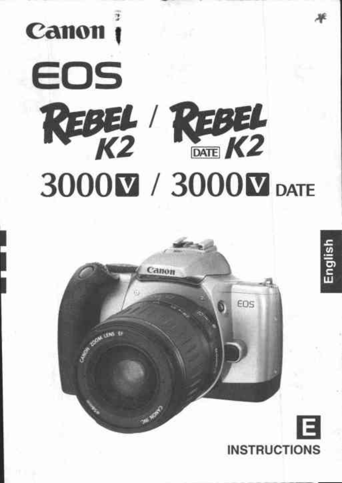 Canon 3000V DATE User Manual