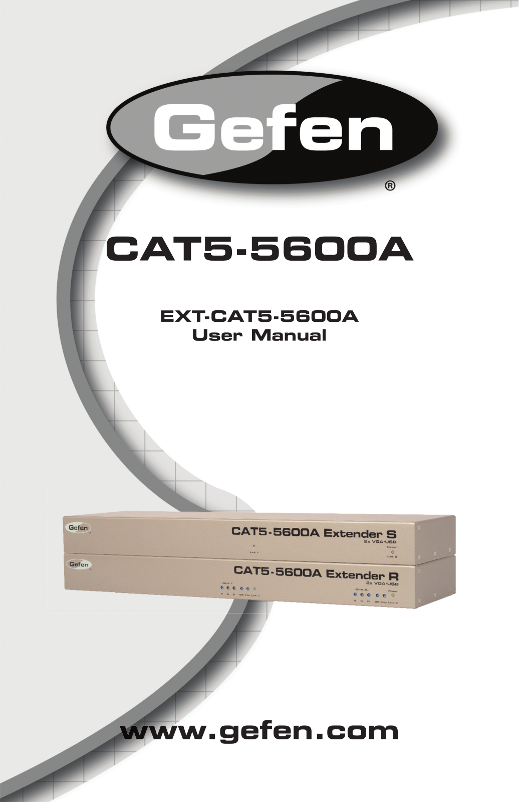 Gefen EXT-CAT5-5600A User Manual