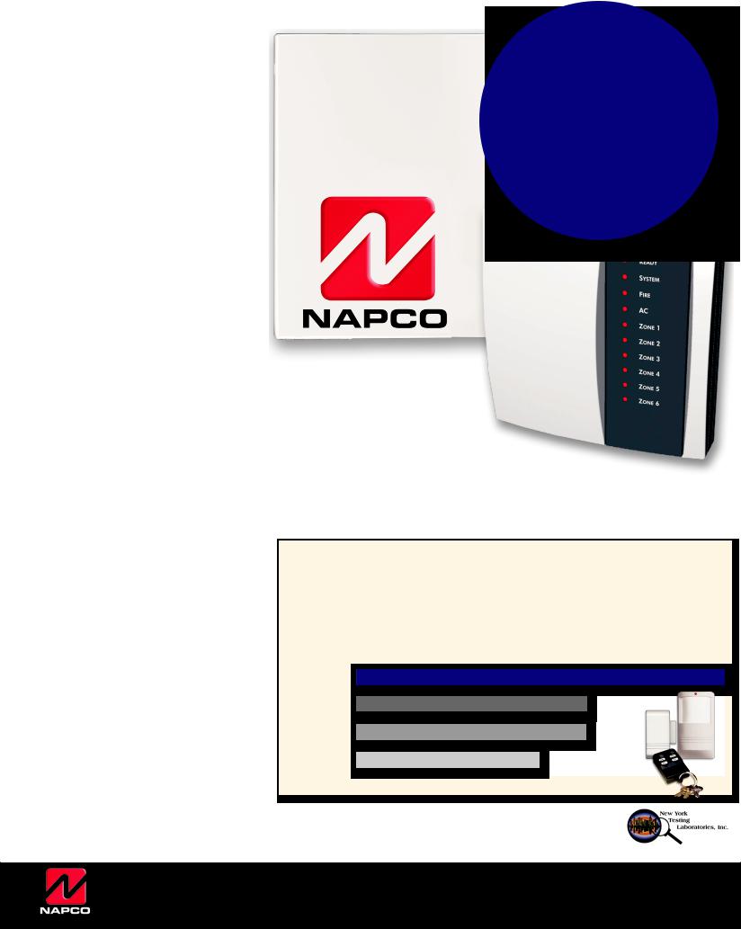 Napco XP-600, XP-400 Manual