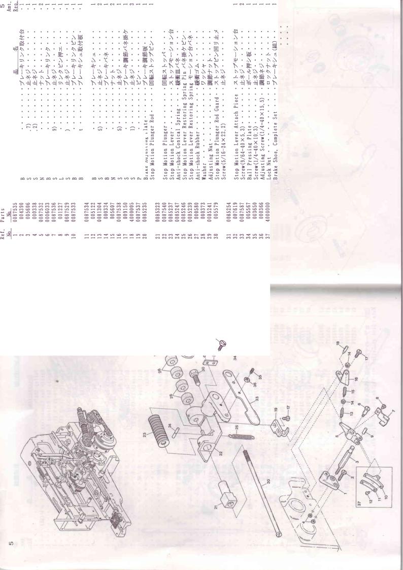 Yamato CB511N Parts Book