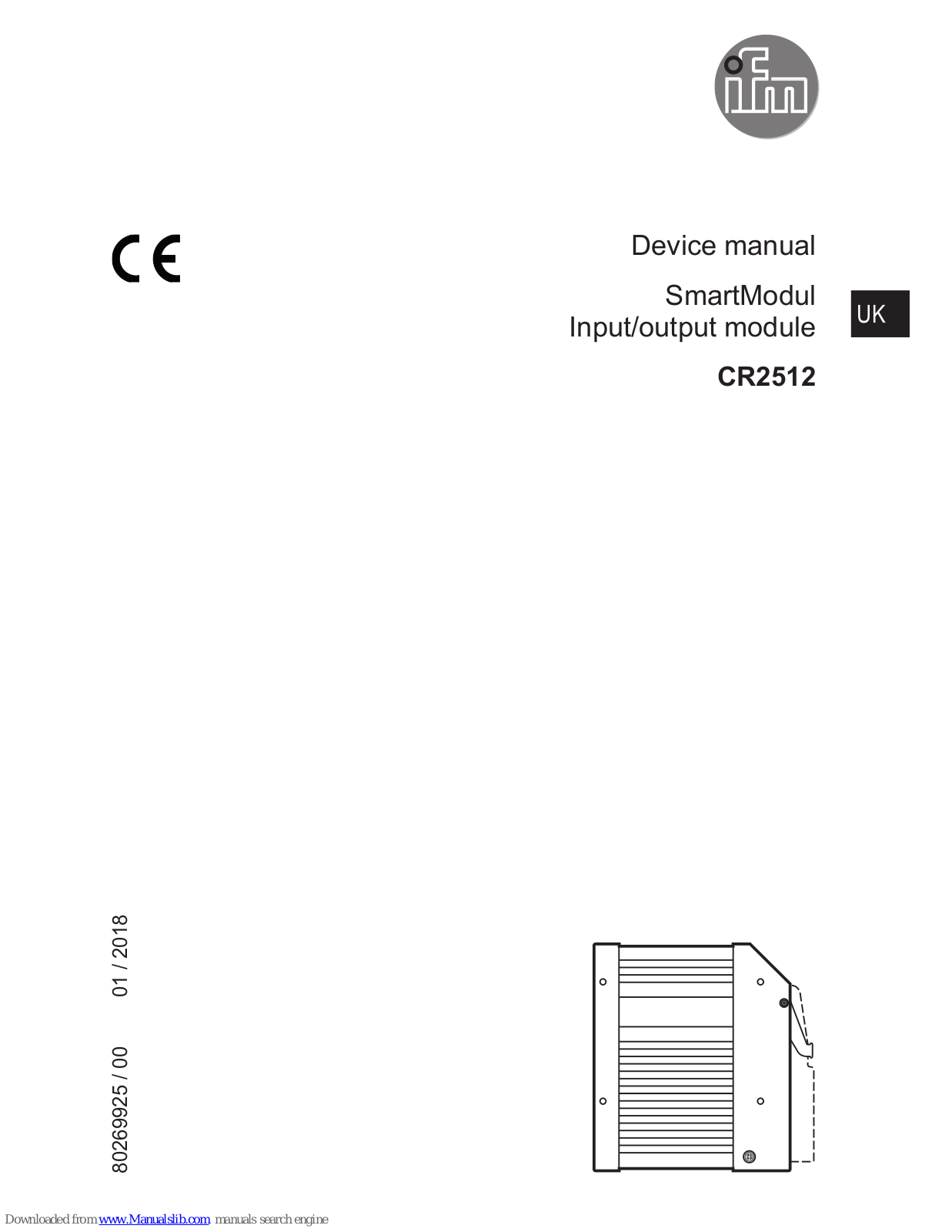 IFM Electronic CR2512 Device Manual