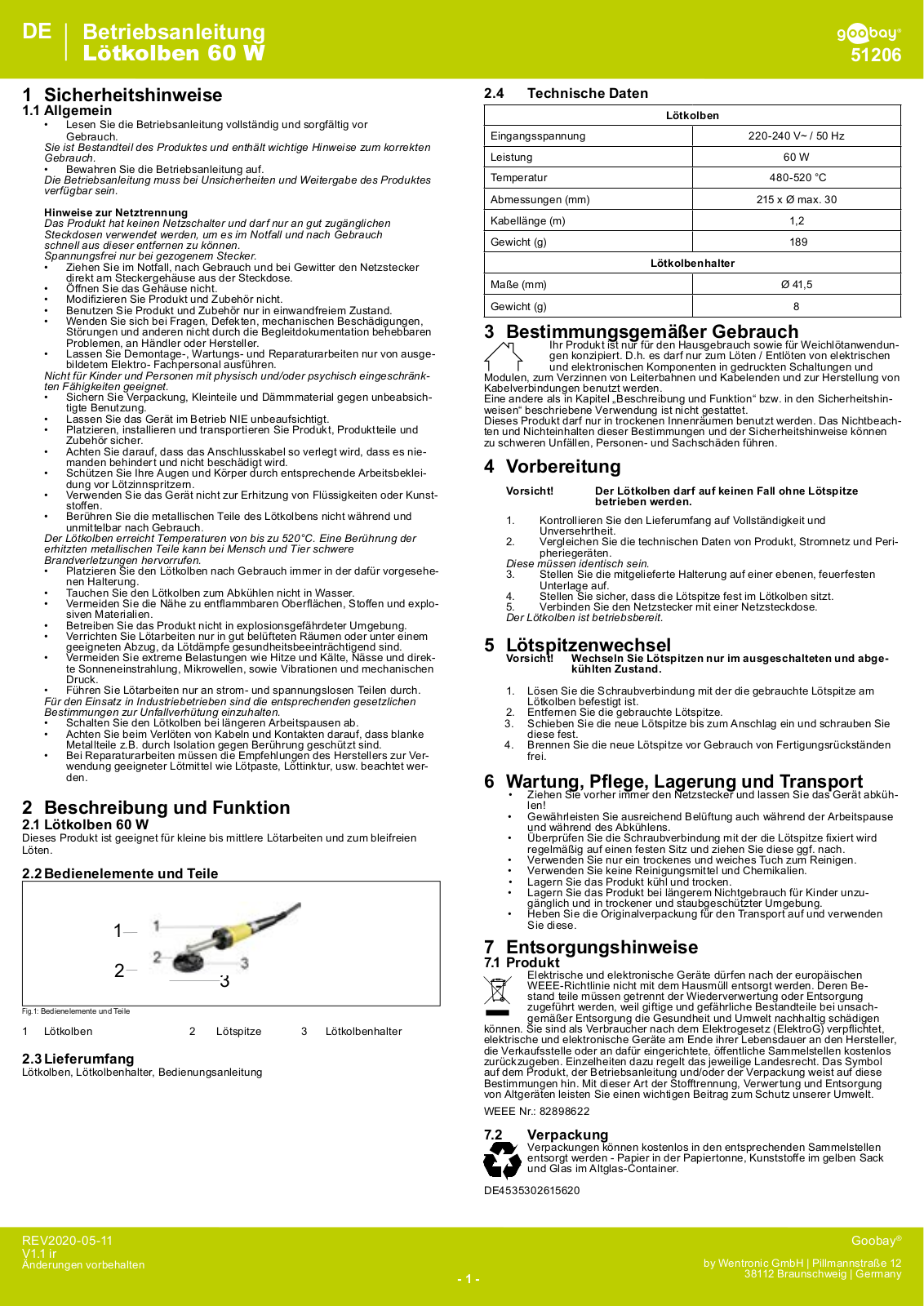 Goobay I-TOOL-SD-K906 User guide - ManualMachine.com