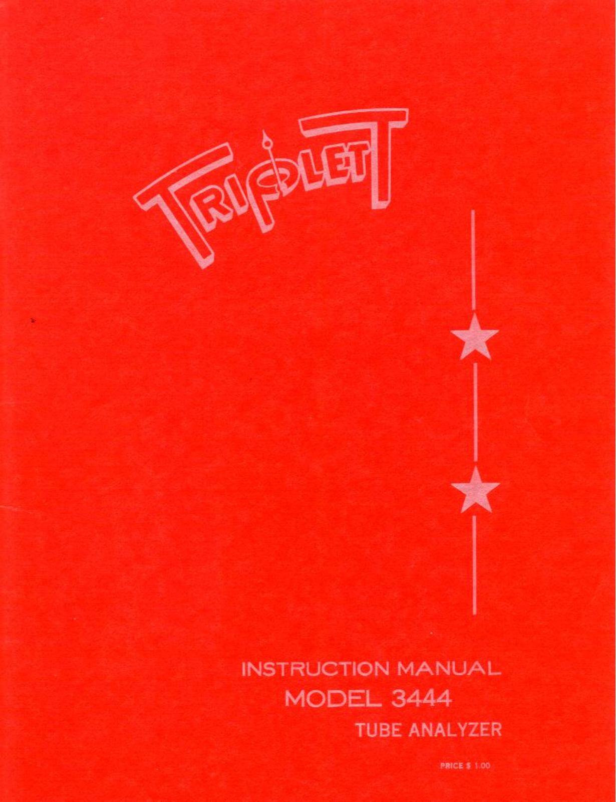 Triplet 3444 Service manual