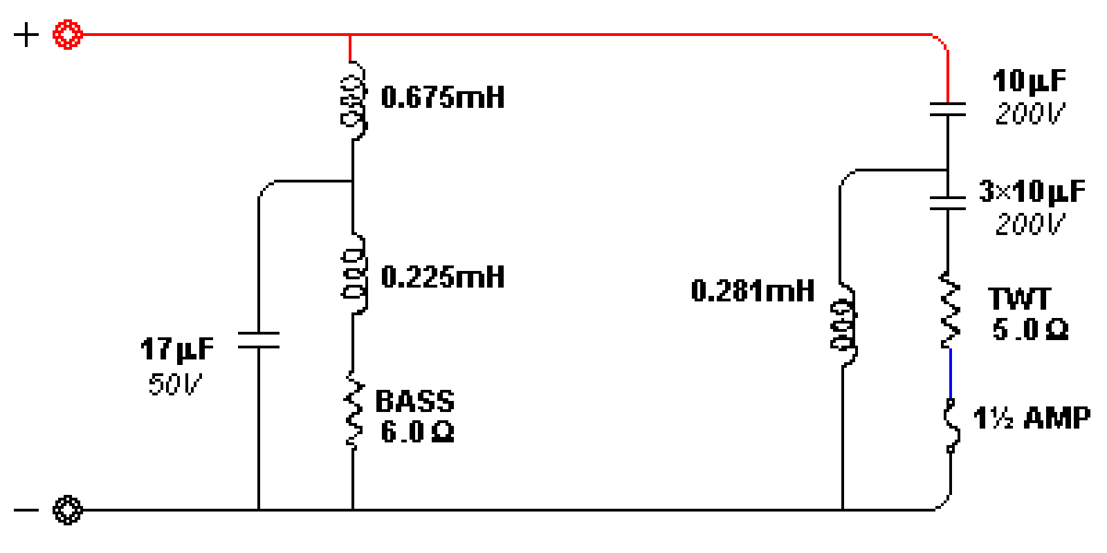 Magnepan MG-2-A Schematic