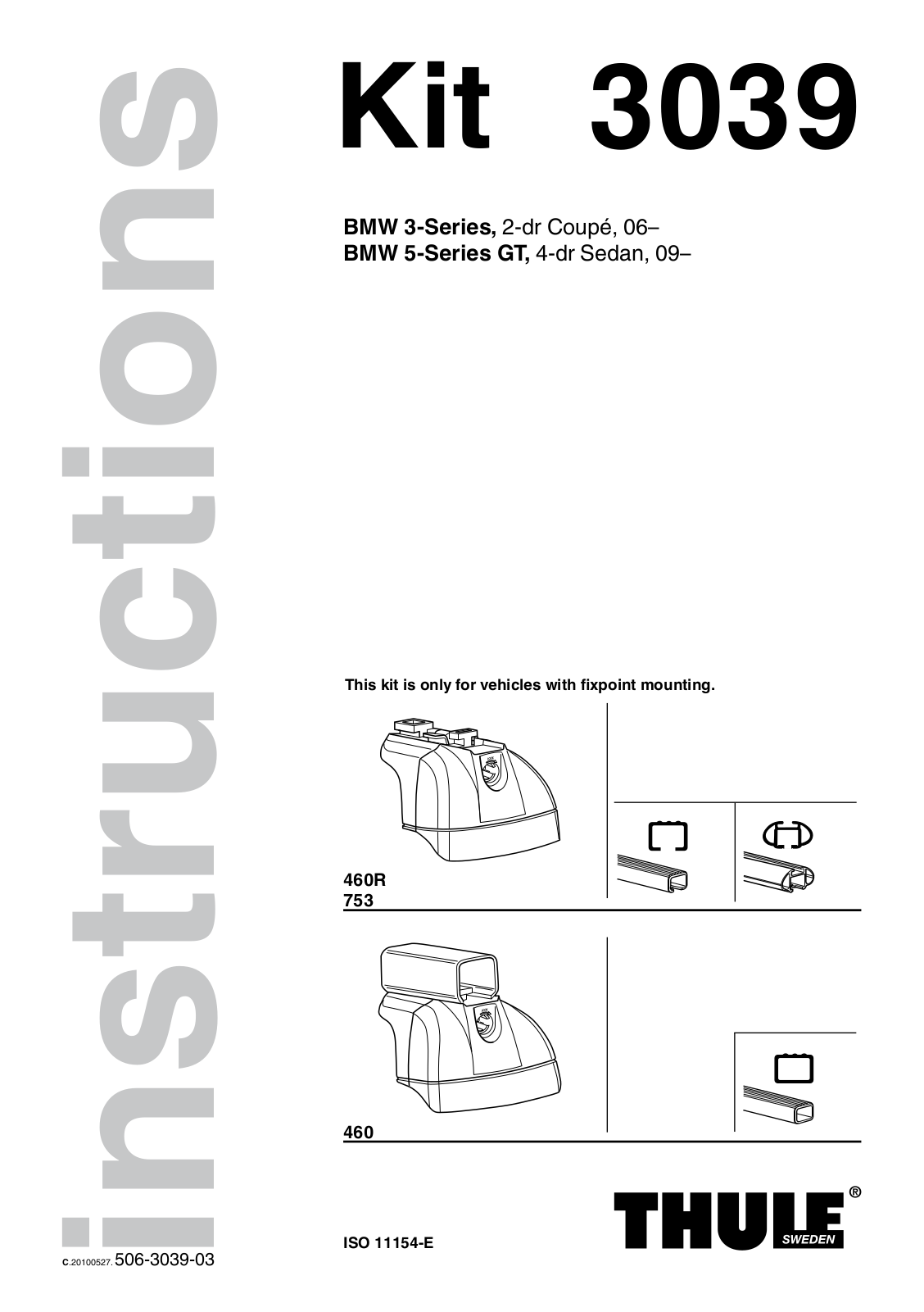 THULE 3039 User manual - ManualMachine.com