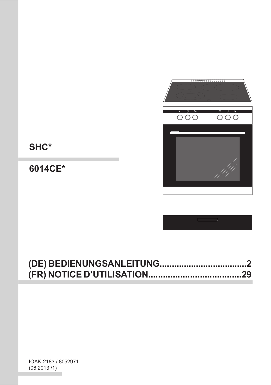 Amica SHC 11676 E User Manual