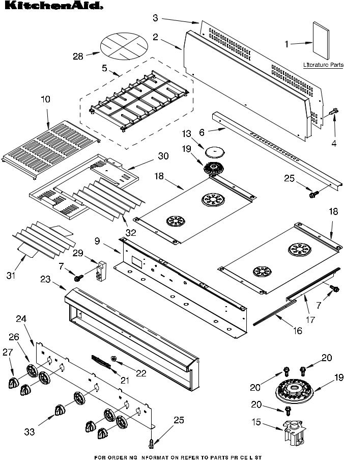 KitchenAid KGCP462KSS0 Parts List