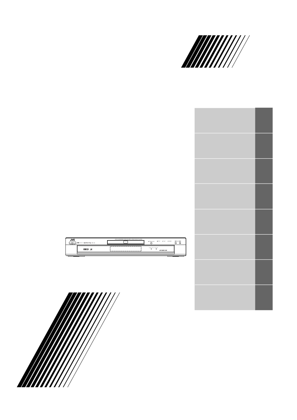 JVC XV-SA600BK User Manual