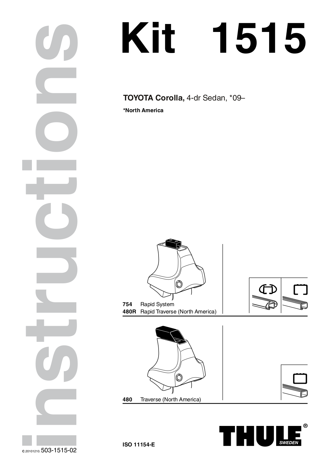 THULE 1515 User manual - ManualMachine.com