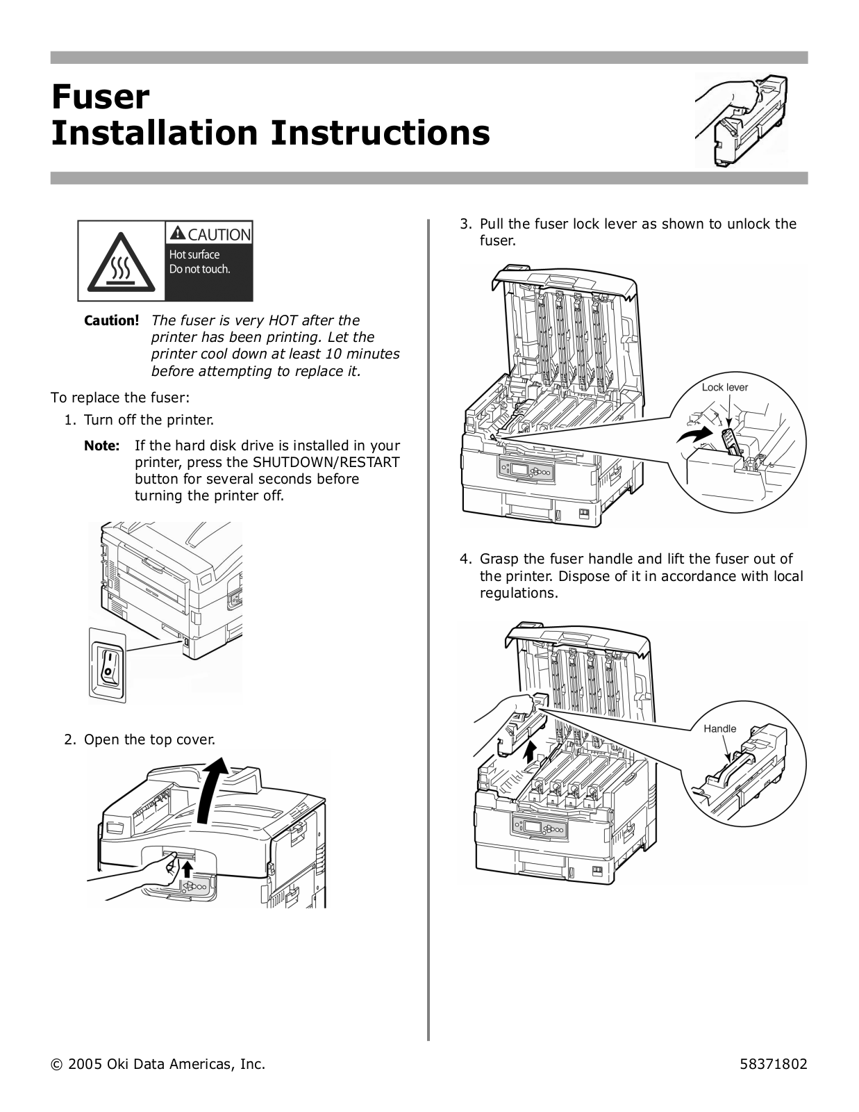 Oki 58371802 User Manual