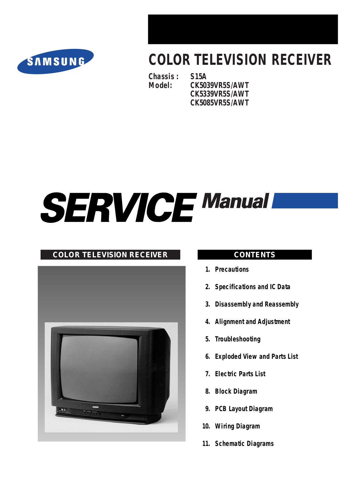 SAMSUNG CK5039VR5S Service Manual