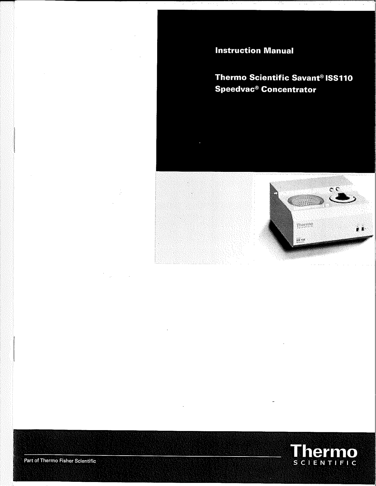 Thermo Scientific ISS110 User Manual