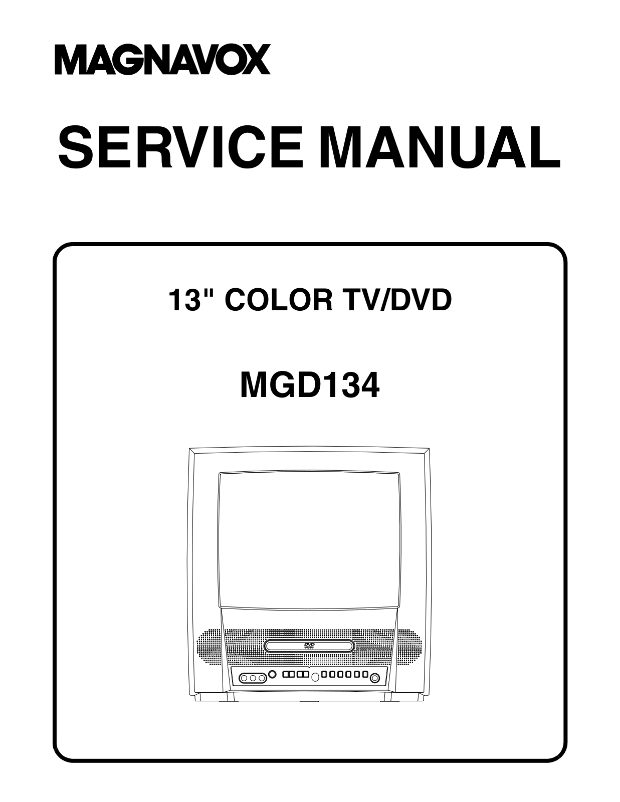 Magnavox MGD134 Schematic