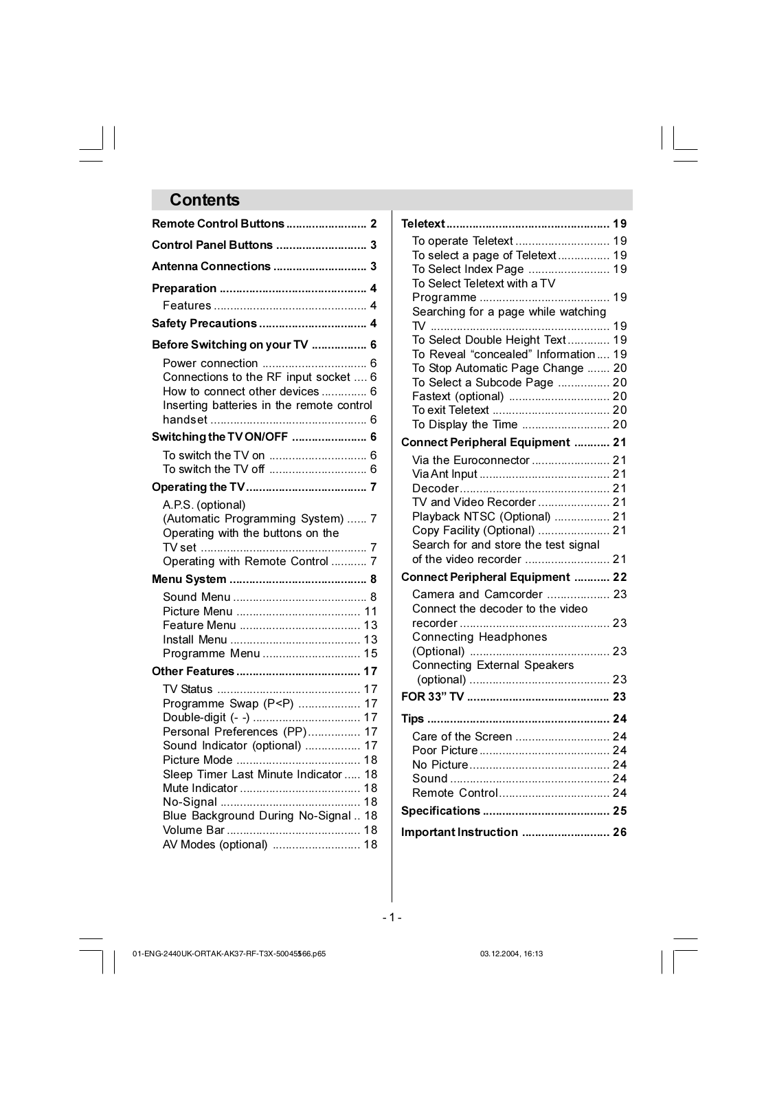 Crown CTT2806W User Guide