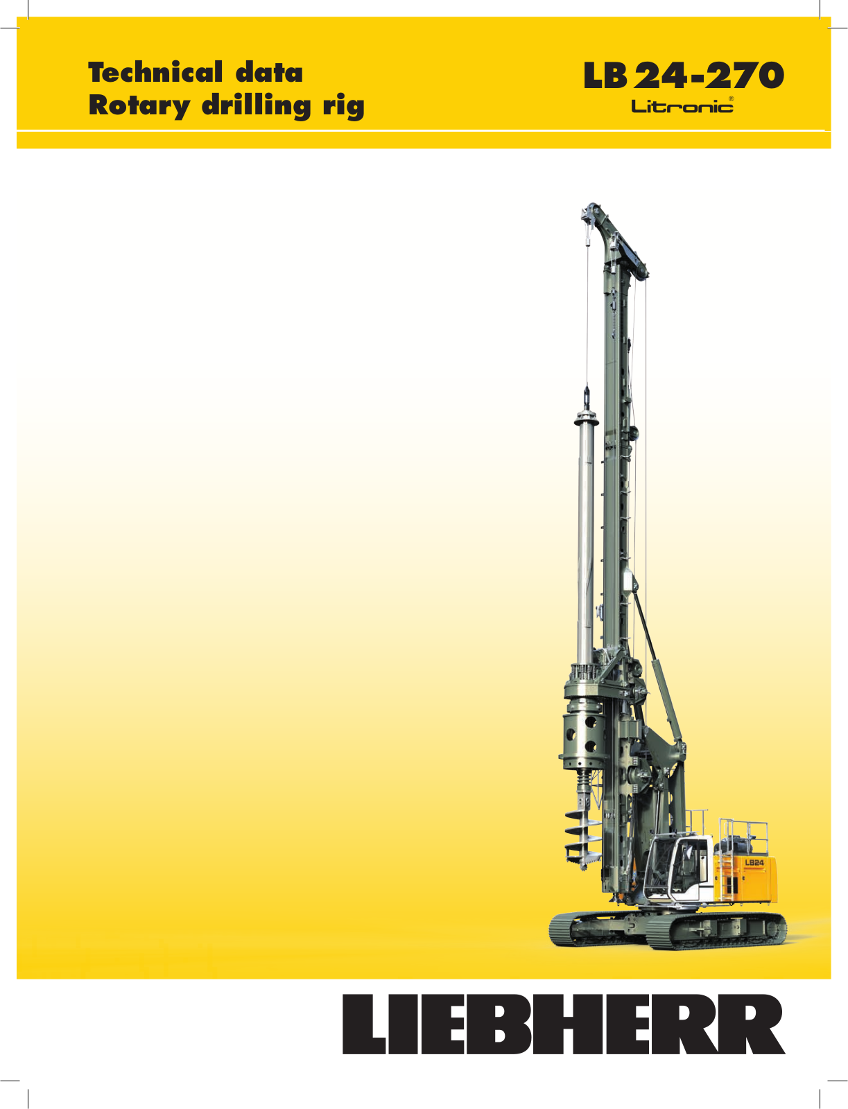 Liebherr LB 24 User Manual