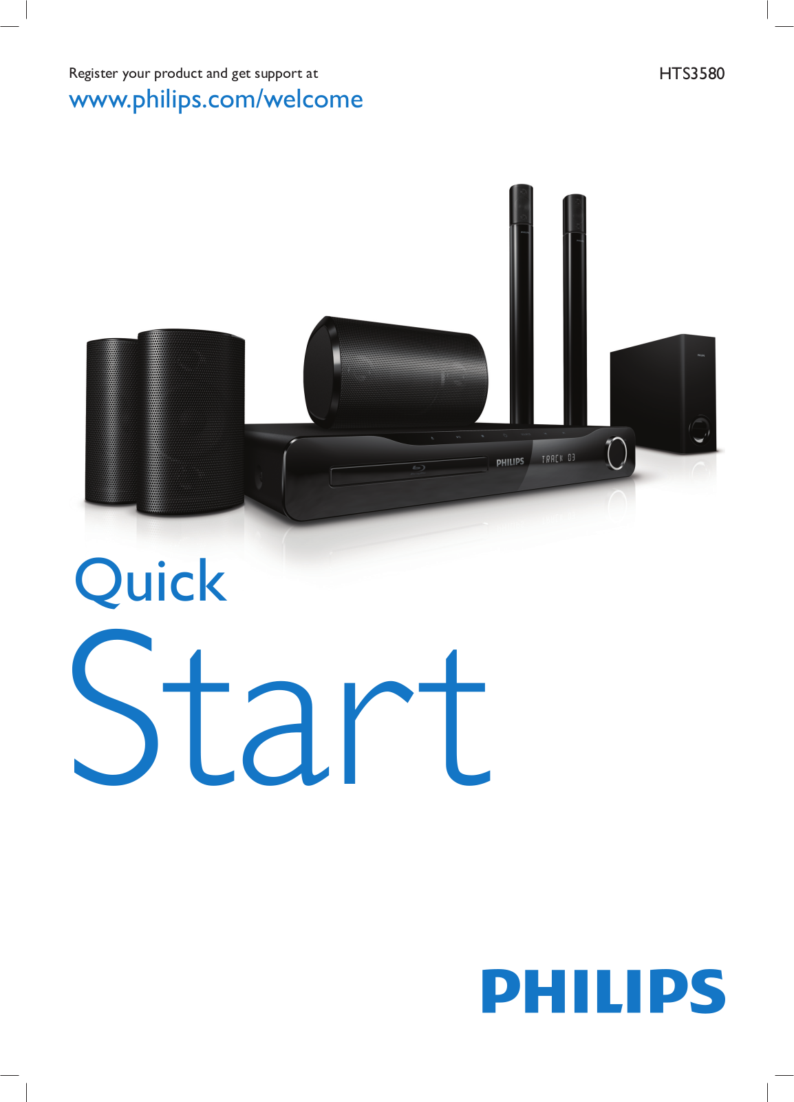 Philips HTS3580/51 Quick Start Guide - ManualMachine.com