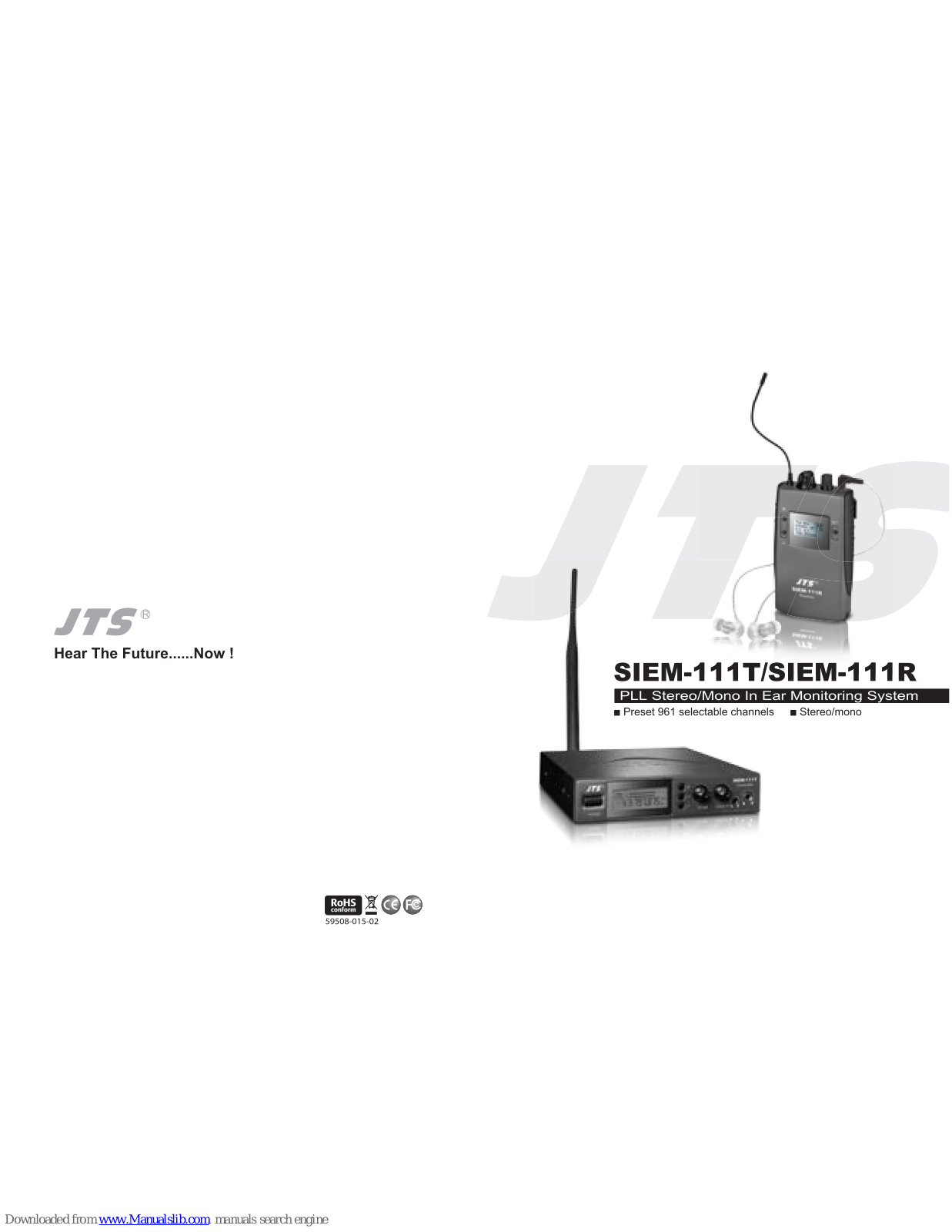 JTS SIEM-111T, SIEM-111R User Manual