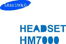 Samsung HM7000 User Manual