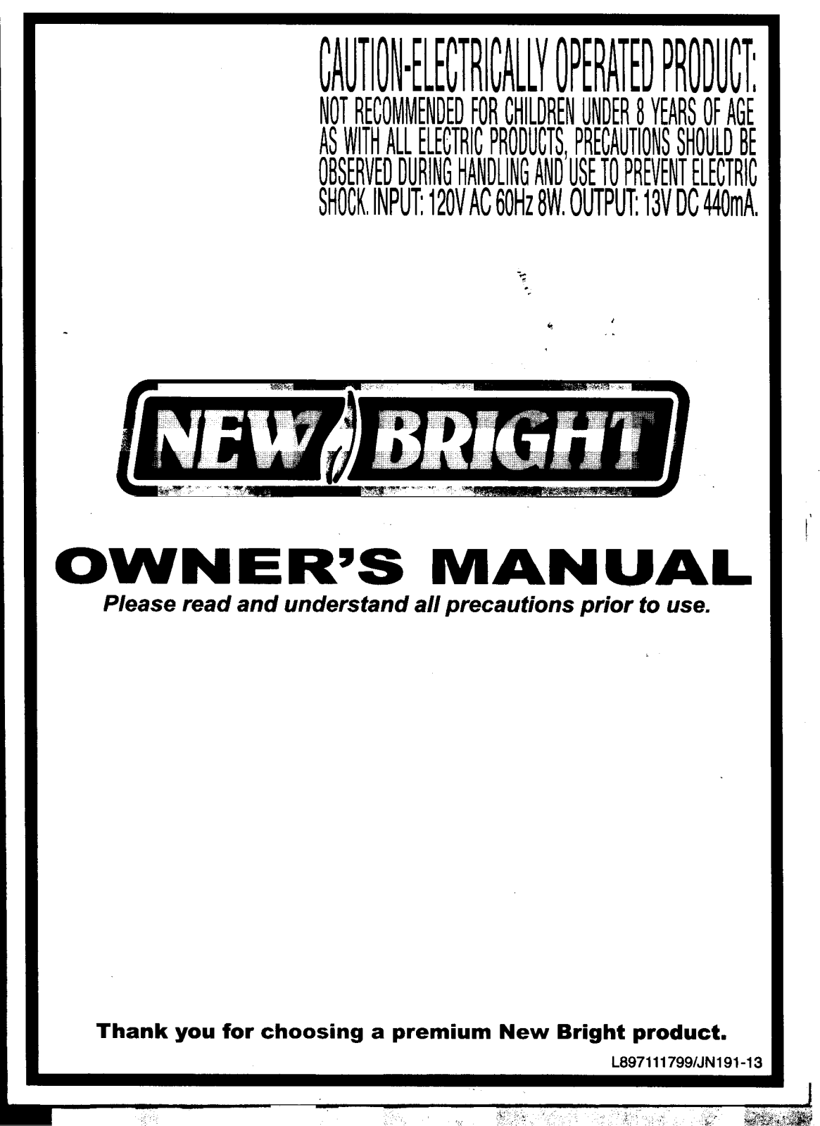 New Bright Co G31HH, G31H User Manual