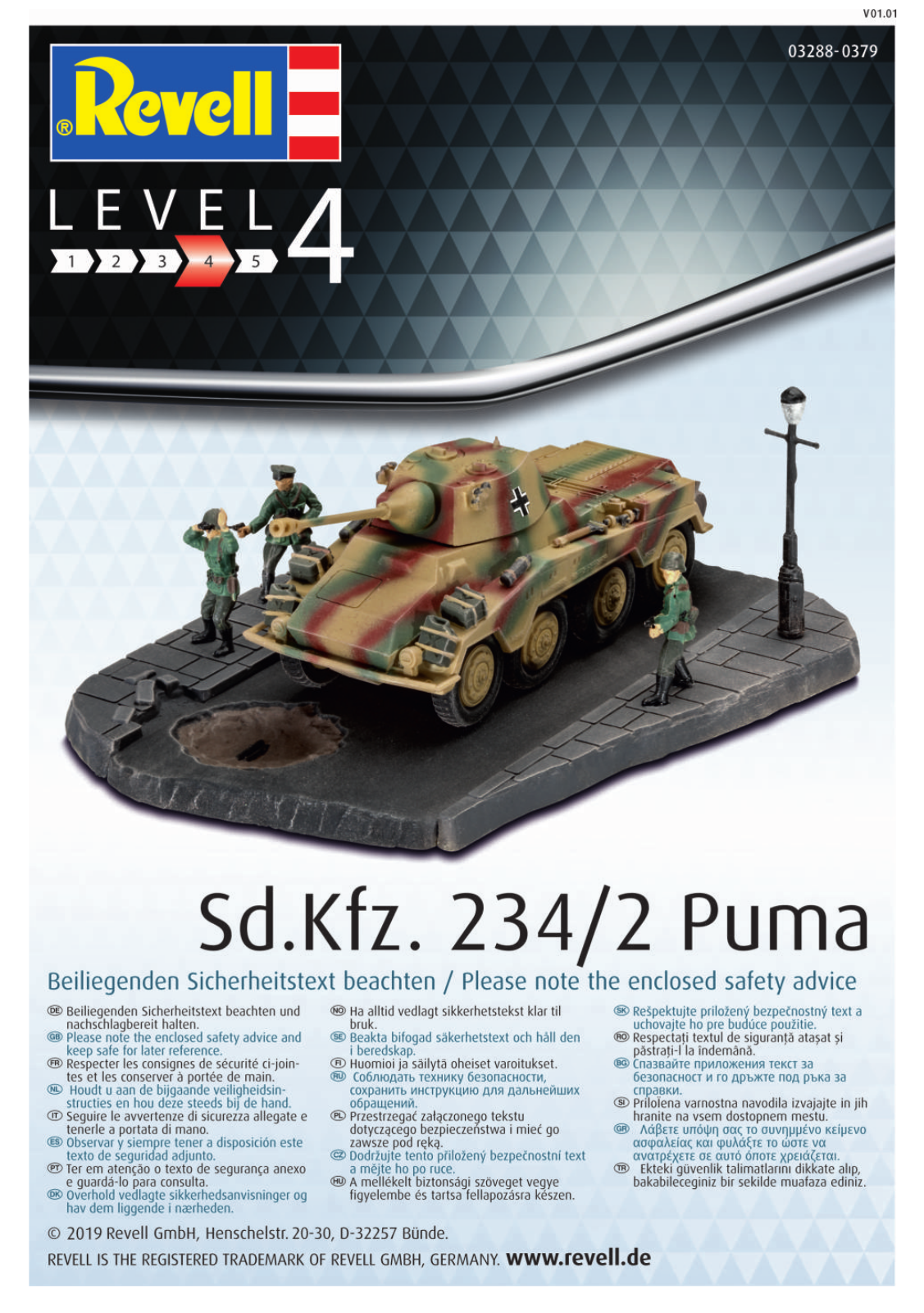 Revell Sd.Kfz. 234-2 Puma Service Manual