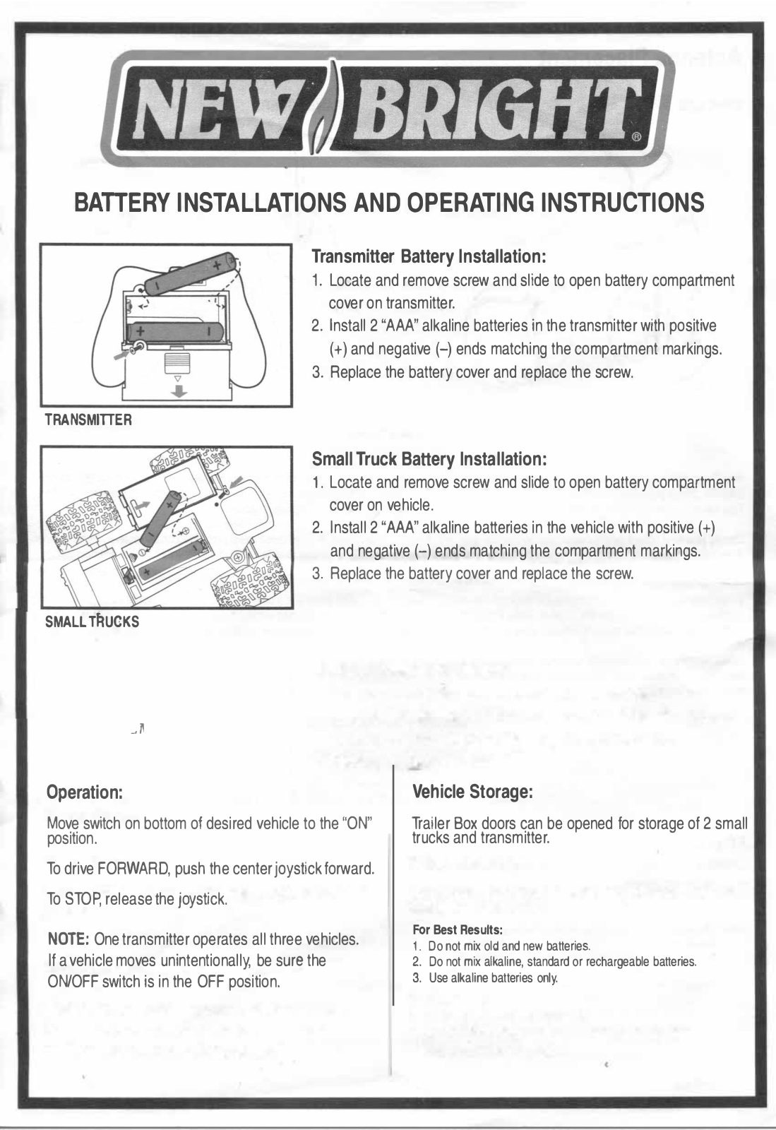 New Bright Co 1350MB User Manual