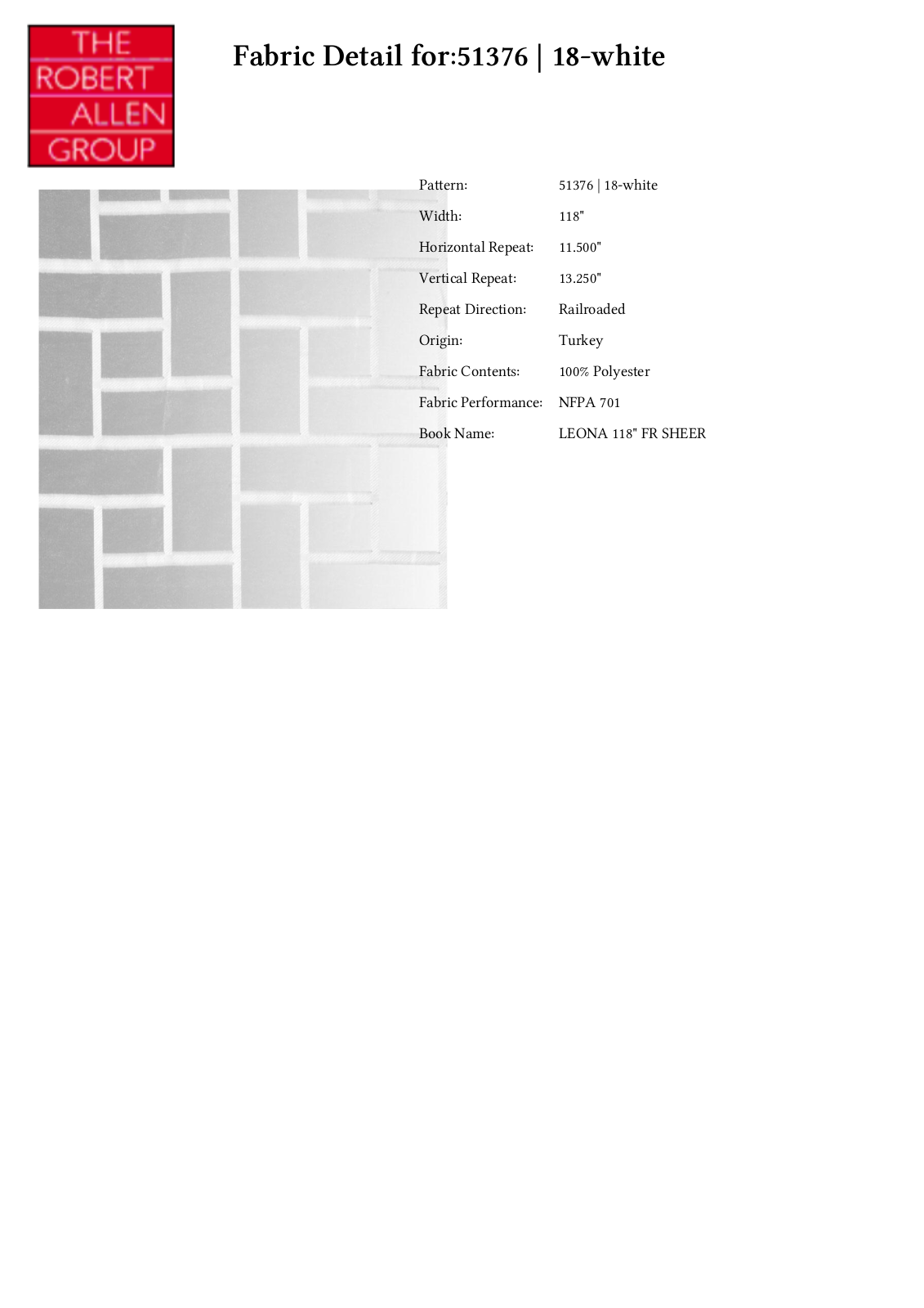 Duralee CRAL4052 Specifications - ManualMachine.com