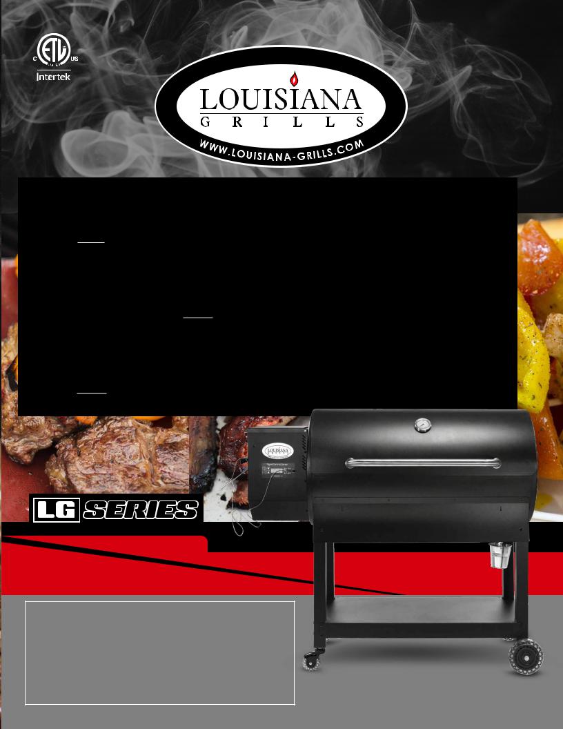 Louisiana Grills LG1100 User Manual